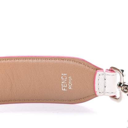 Fendi Vitello Dolce Plexiglass Bi-Color Studded Strap You White Ice Cuoio Multicolor 3 of 3