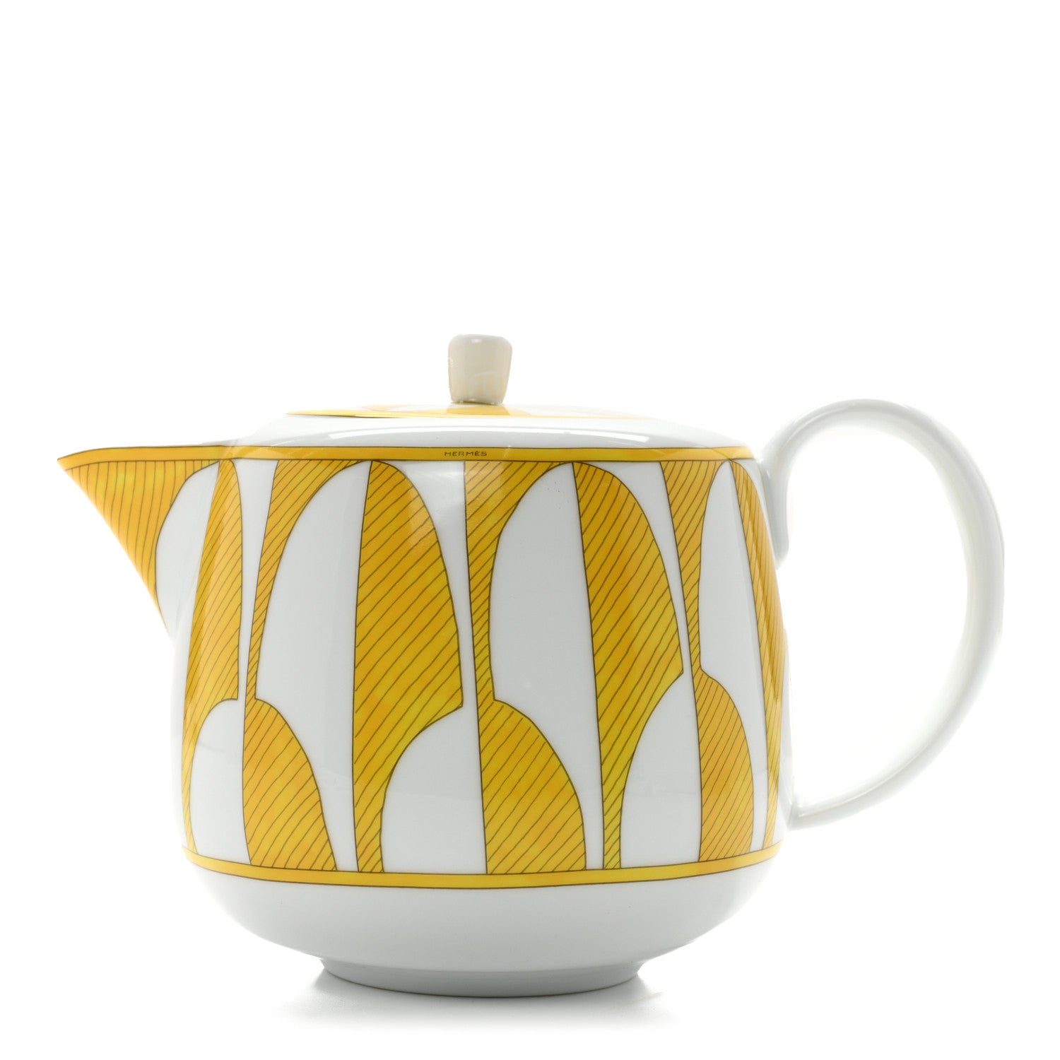 Hermes Porcelain Soleil d'Hermes Tea Pot 1 of 9