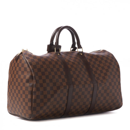 Louis Vuitton Damier Ebene Keepall 50 3 of 9