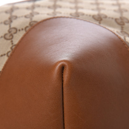 Gucci Monogram Carry-On Duffle Bag Brown 9 of 13