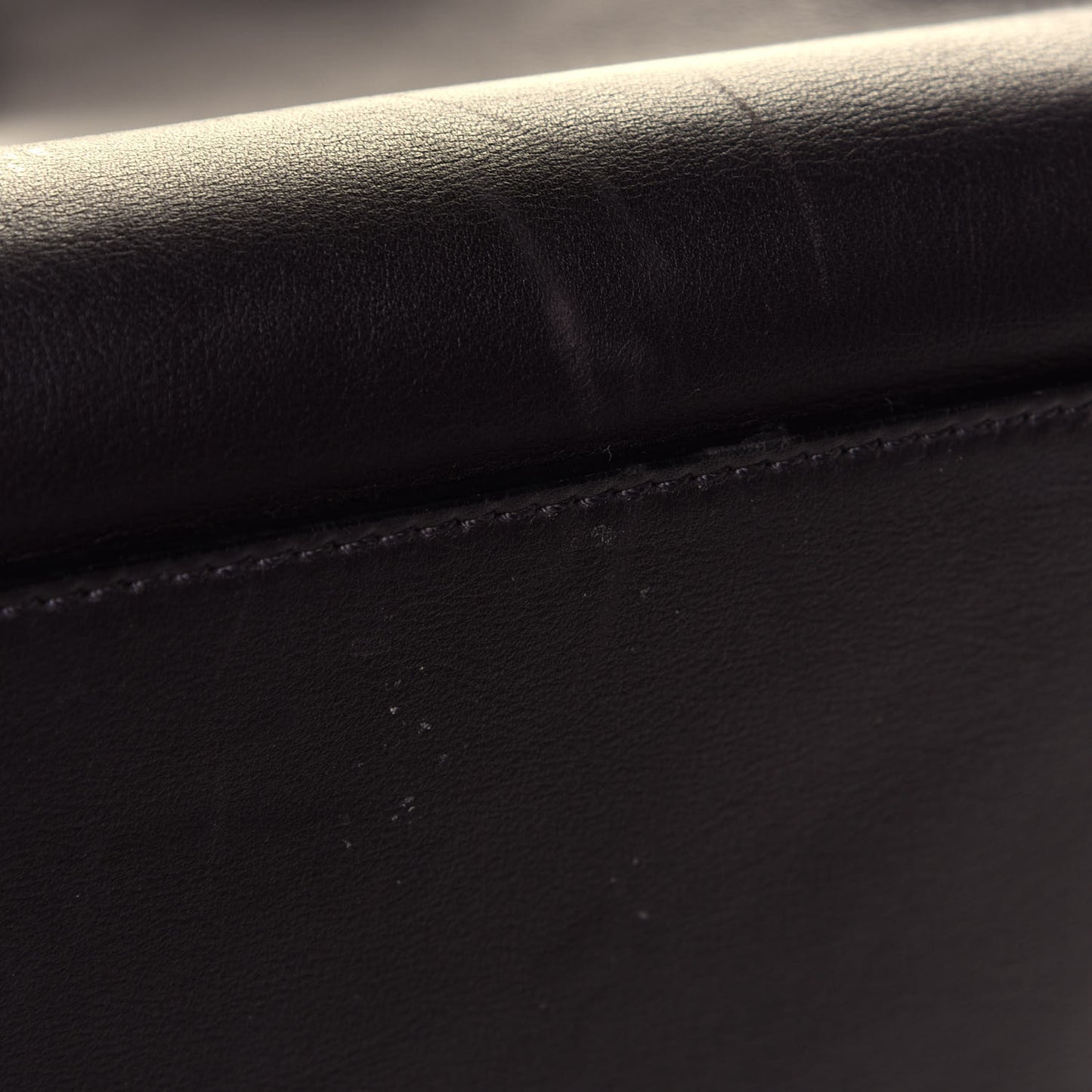 Smooth Calfskin Small Big Bag Liquorice