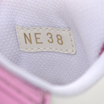 Christian Dior Laminated Calfskin Dior-ID Platform Sneakers 38 White Metallic Pink 8 of 9