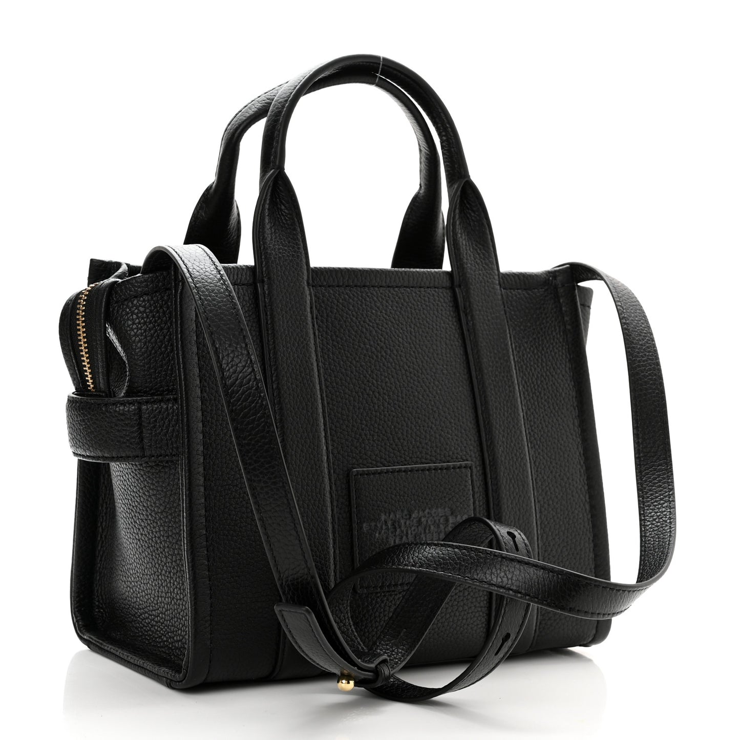 Grained Calfskin Small The Tote Bag Black