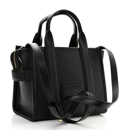 Marc Jacobs Grained Calfskin Small The Tote Bag Black 3 of 11