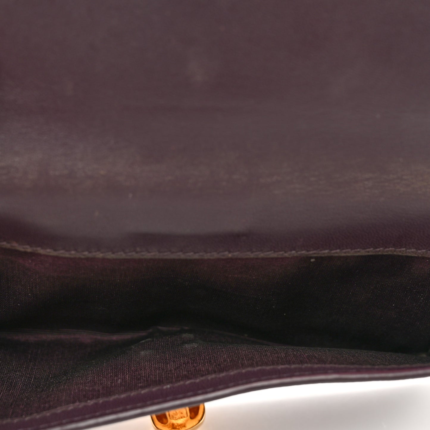 Pebbled Calfskin Skull Continental Wallet Burgundy