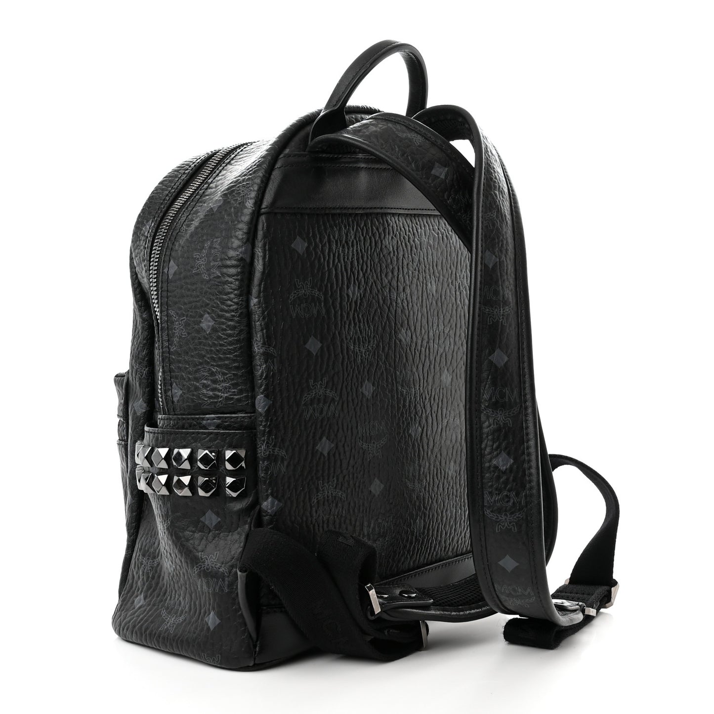 Visetos Small Side Stud Stark Backpack Black