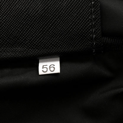 Prada Tessuto Nylon Saffiano Viaggio Duffle Black 6 of 9