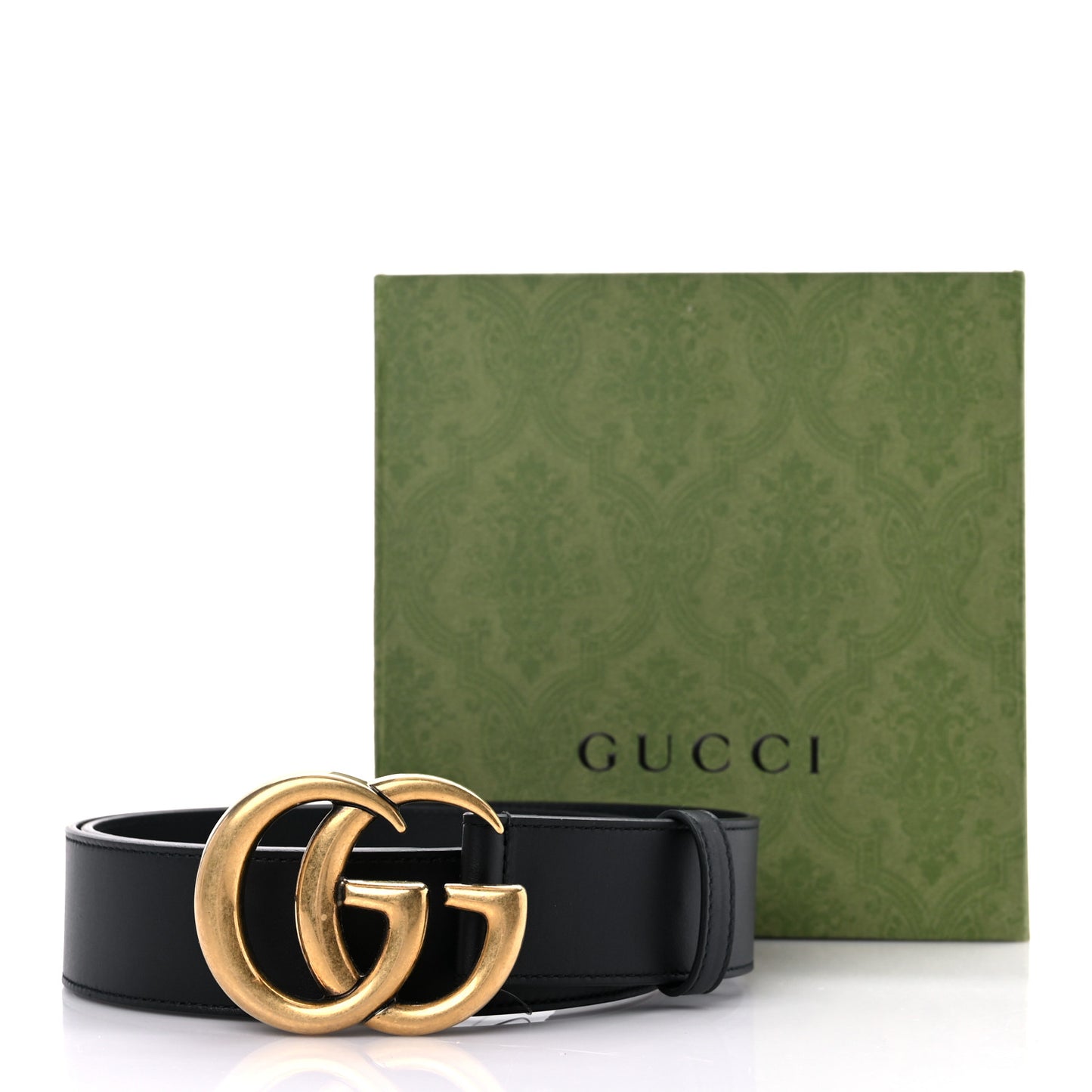 Calfskin Double G 40mm Belt 85 34 Black