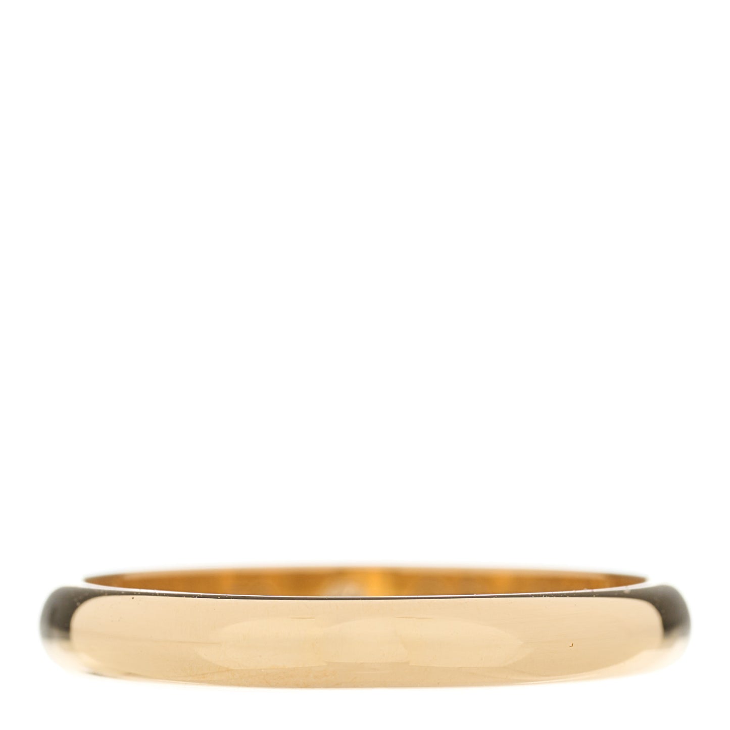 18K Yellow Gold Diamond 2.6mm 1895 Wedding Band Ring 50 5.25