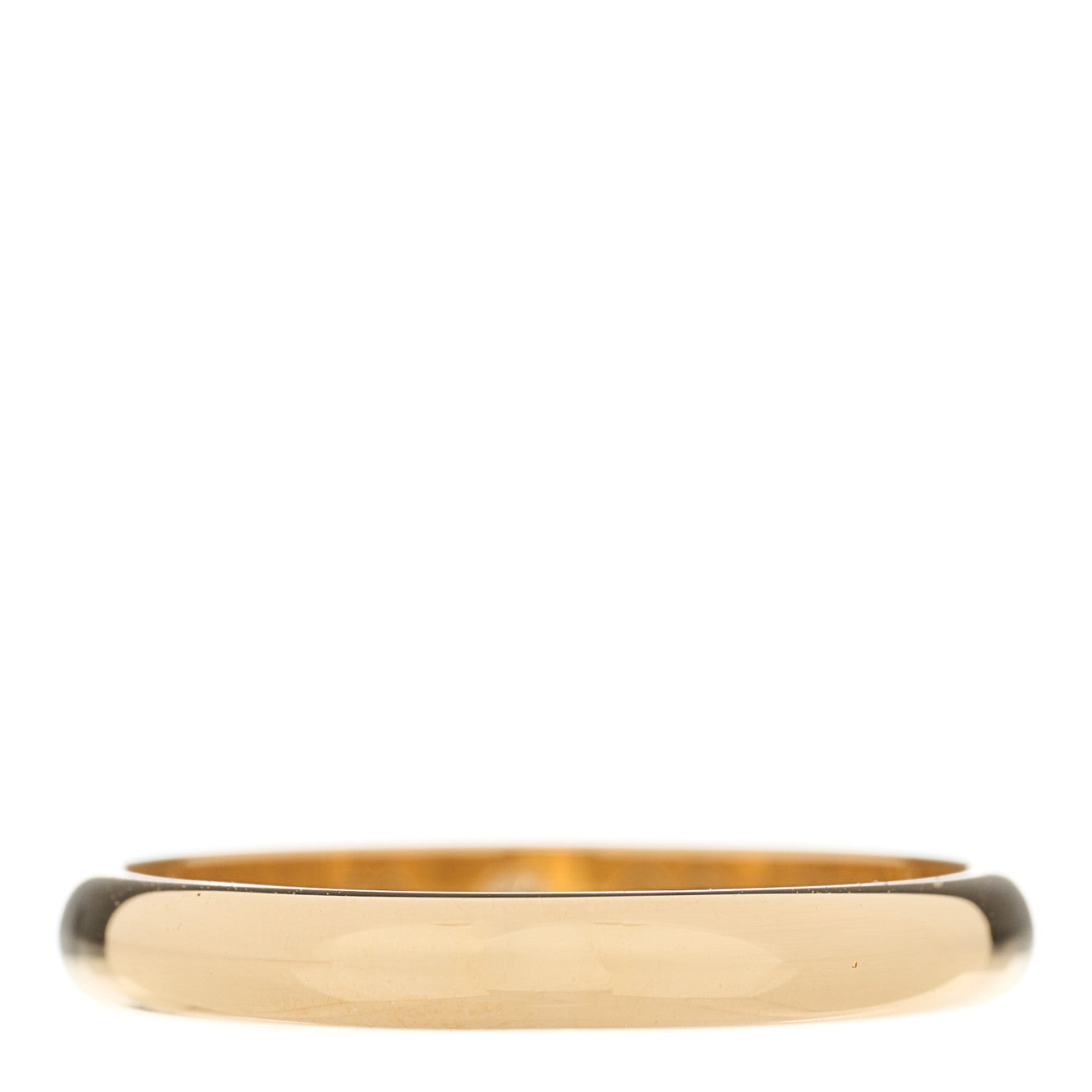 Cartier 18K Yellow Gold Diamond 2.6mm 1895 Wedding Band Ring 50 5.25 3 of 5
