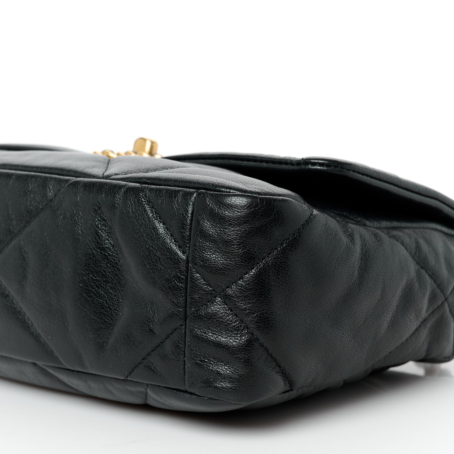 Chanel Goatskin Quilted Medium Chanel 19 Flap Black 10 of 10