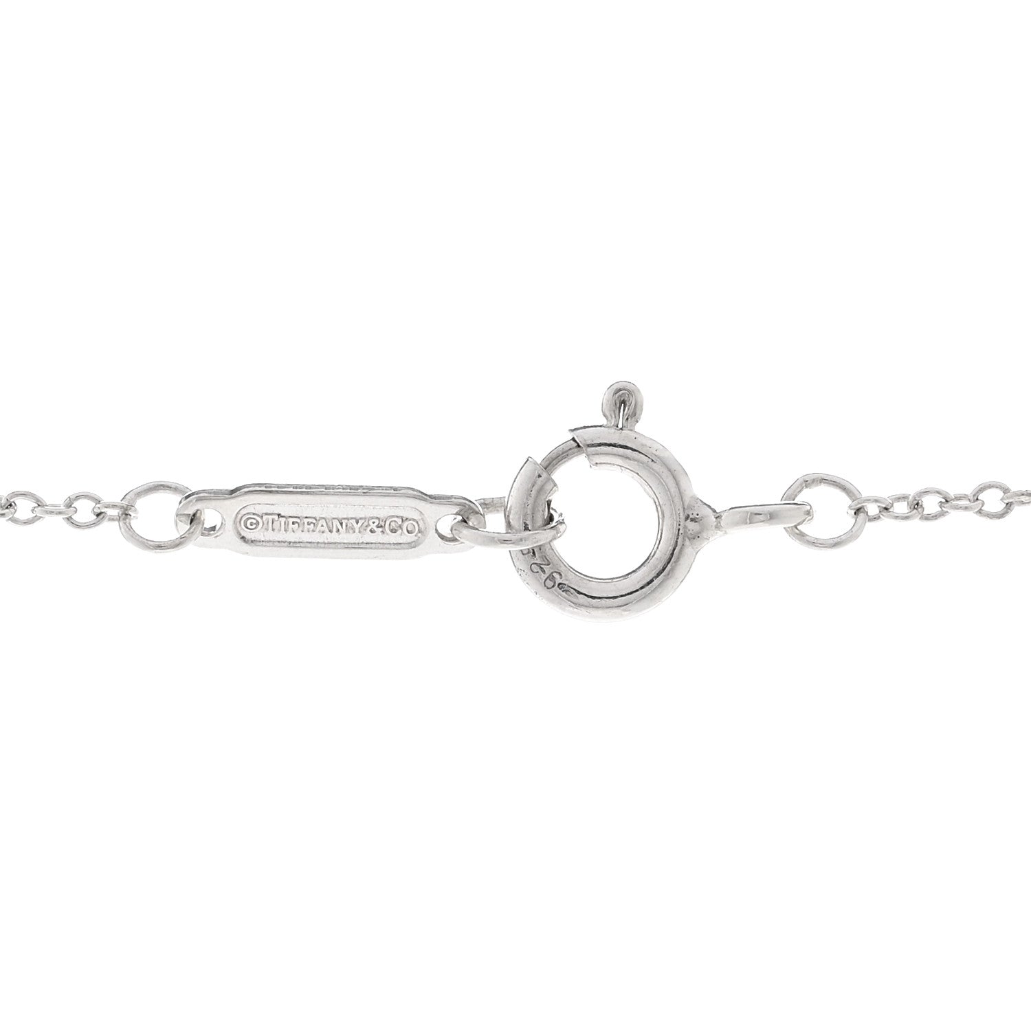 Tiffany Sterling Silver Elsa Peretti Infinity Cross Pendant Necklace 4 of 4