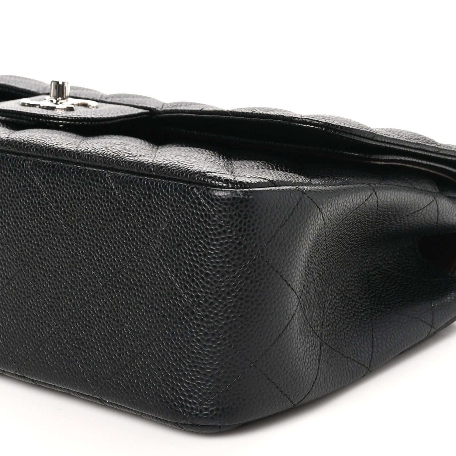 Chanel Caviar Quilted Jumbo Double Flap Black 10 of 10
