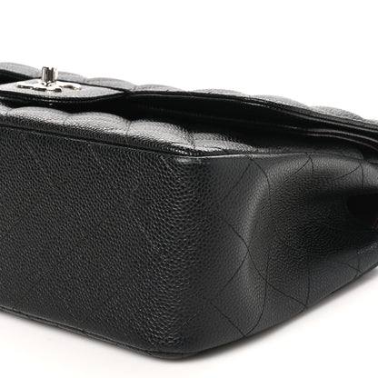 Chanel Caviar Quilted Jumbo Double Flap Black 10 of 10