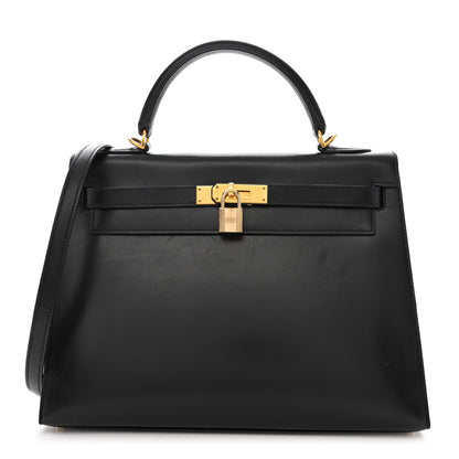 Hermes Box Kelly Sellier 32 Black 1 of 14
