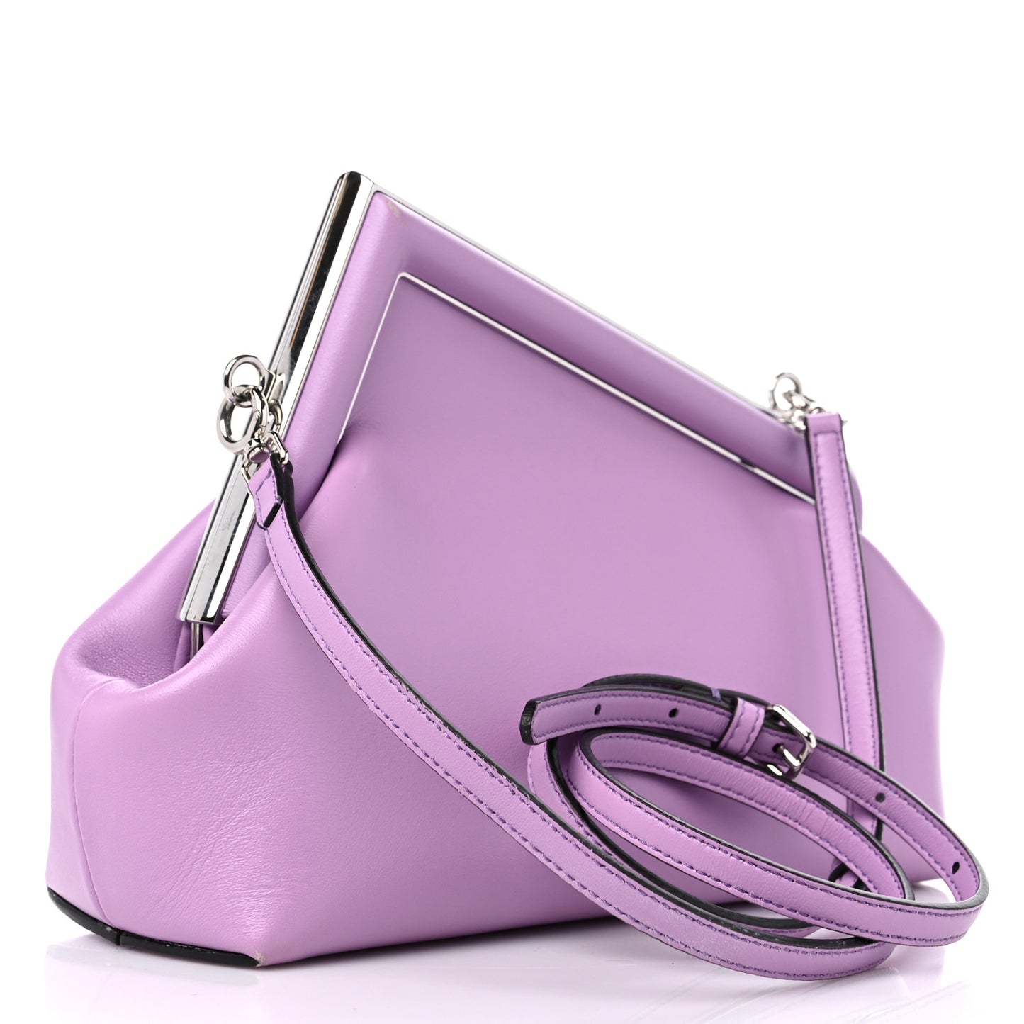 Shiny Nappa Small Fendi First Violetta
