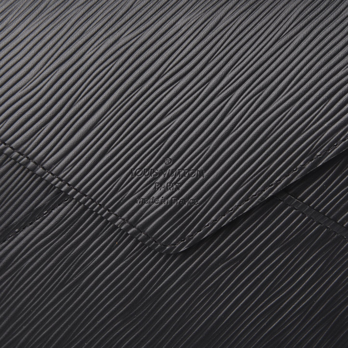 Epi Large Kirigami Pochette Insert Black