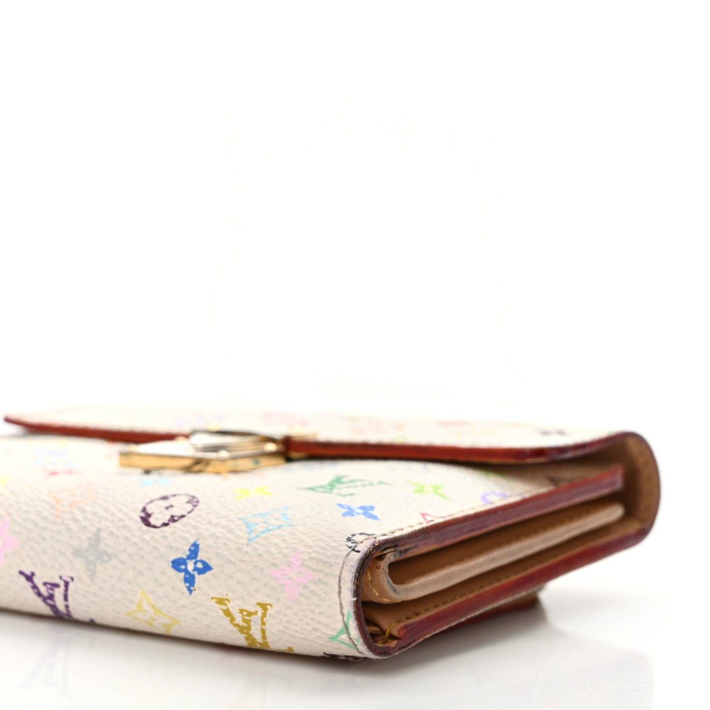 Monogram Multicolor Koala Wallet White