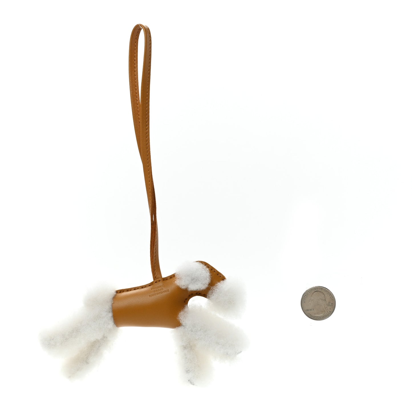 Milo Lambskin Shearling Budy Charm Biscuit
