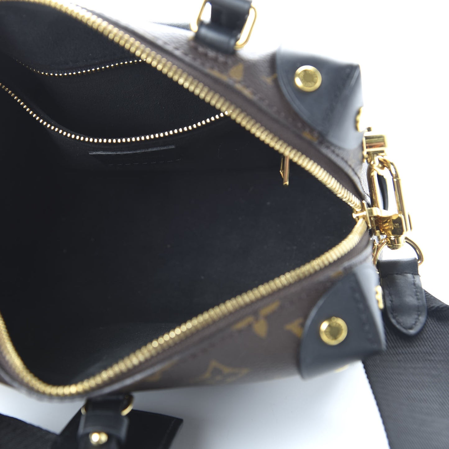 Monogram Petite Malle Souple Black
