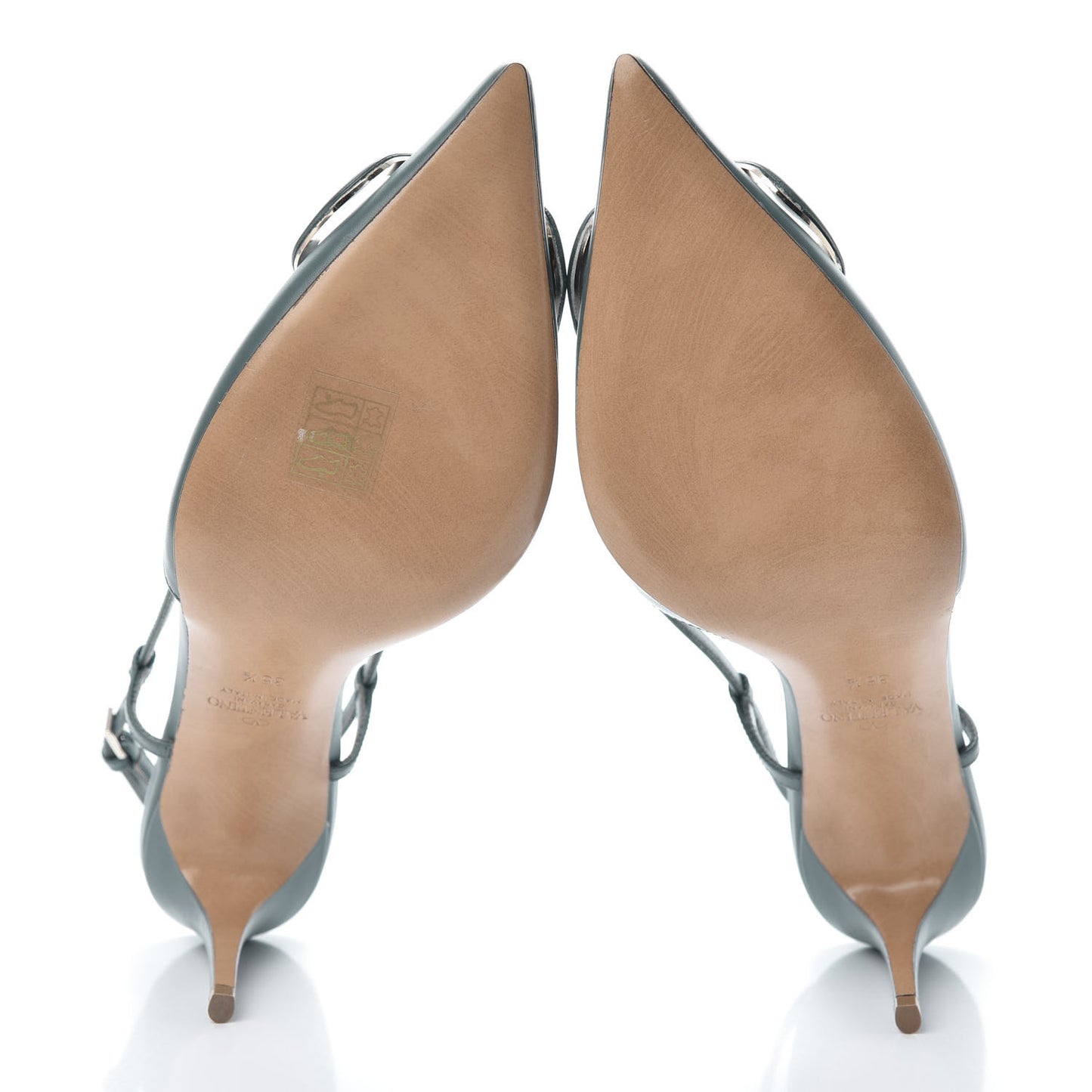 Calfskin Tonal Vlogo Slingback 80mm Pumps 36.5 Amadeus