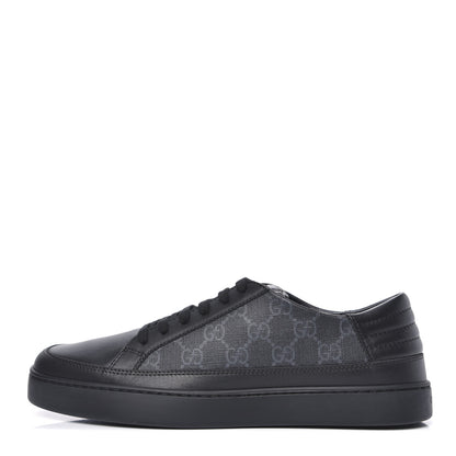 Gucci GG Supreme Monogram Low Top Sneakers 7 Black 1 of 8
