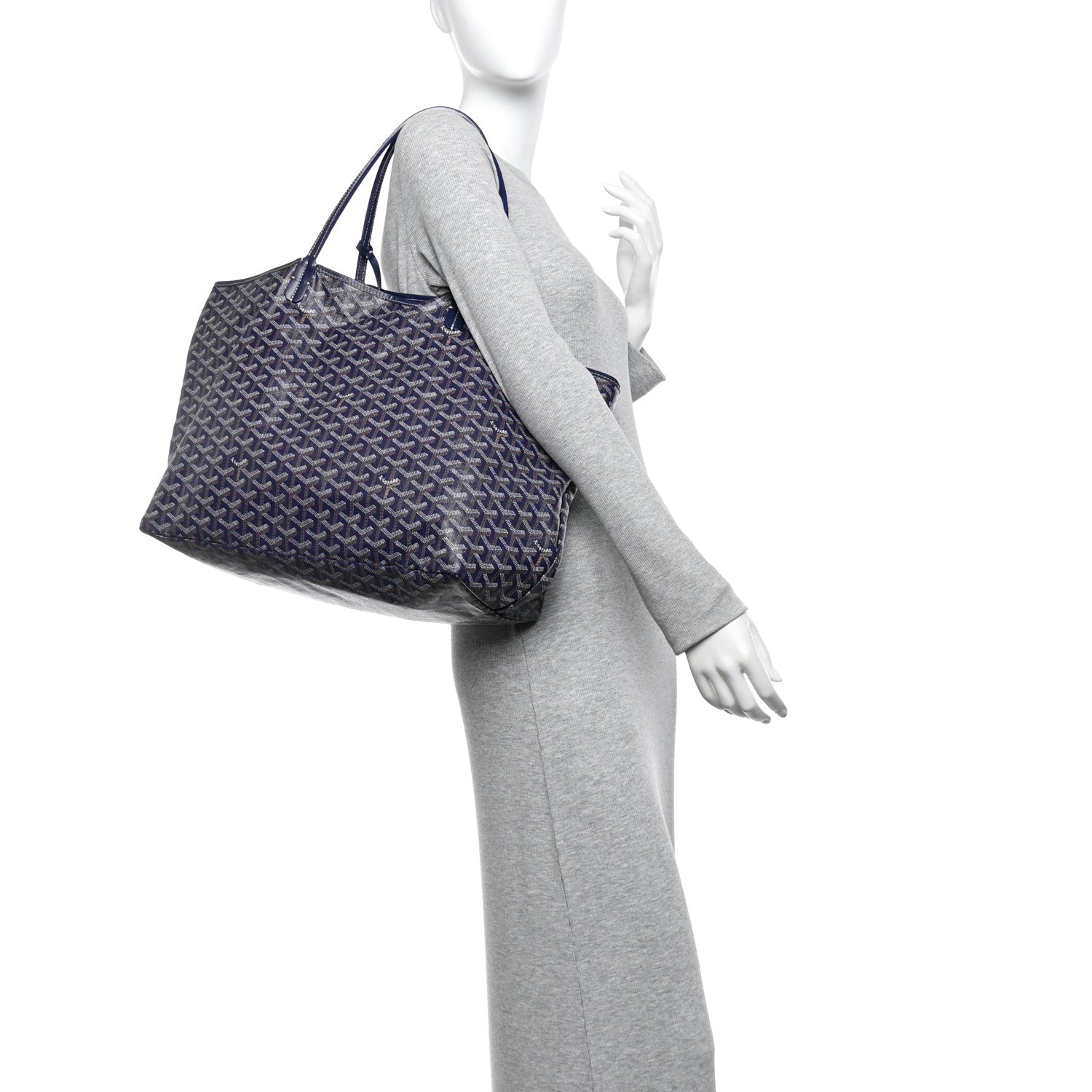 Goyard Goyardine Saint Louis GM Navy 2 of 11