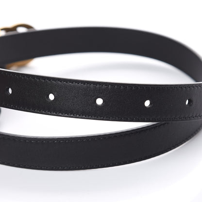 Gucci Calfskin Double G 20mm Belt 70 28 Black 5 of 10