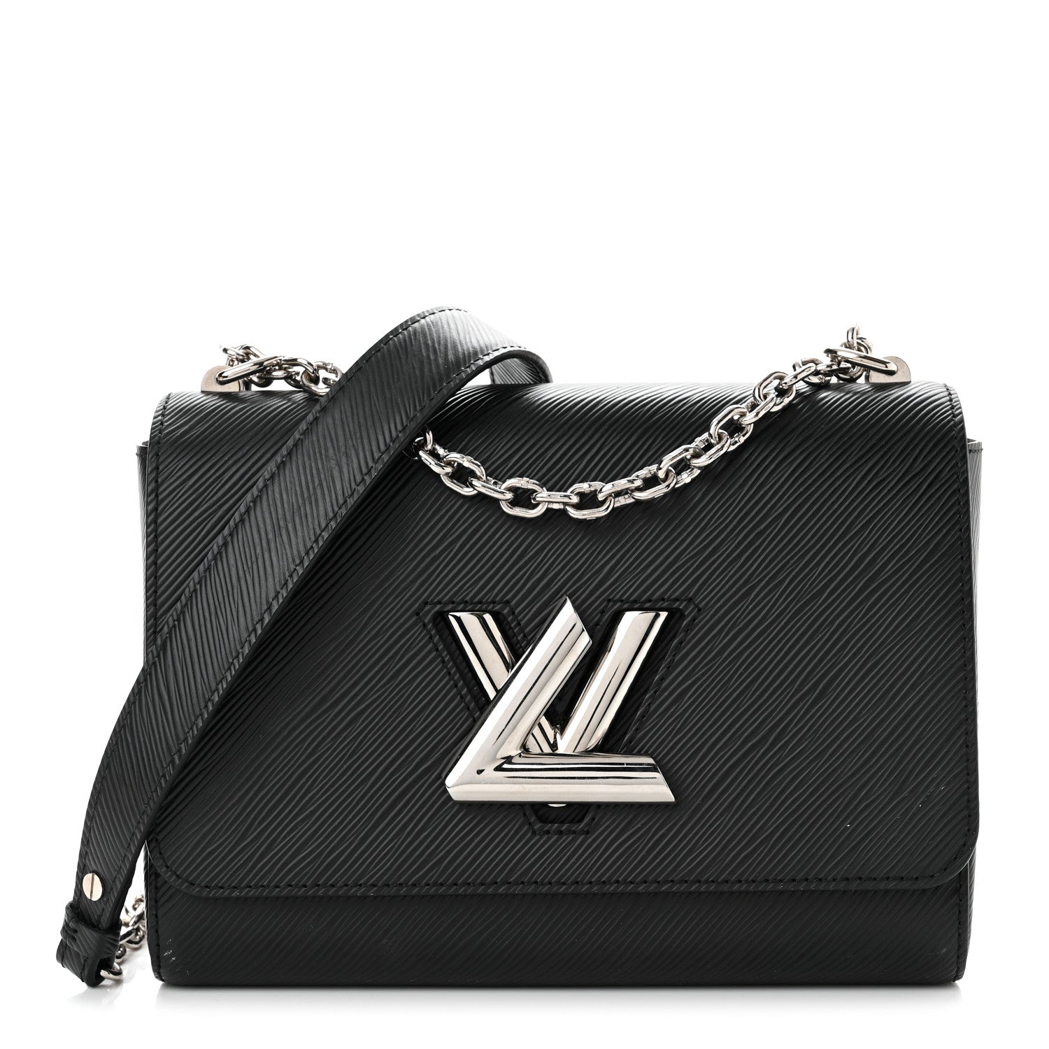 Louis Vuitton Epi Twist Shoulder Bag MM Black 1 of 9