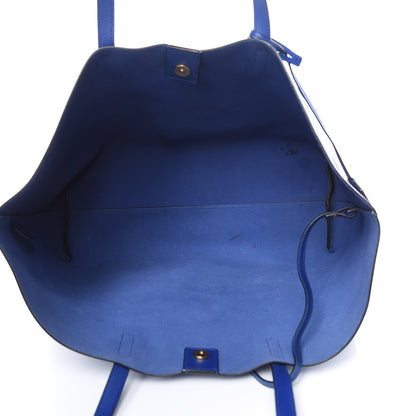Saint Laurent Calfskin Large Shopping Tote Ultramarine 5 of 12