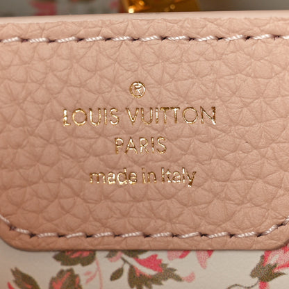 Louis Vuitton Taurillon LV Bloom Capucines MM Blush 6 of 9