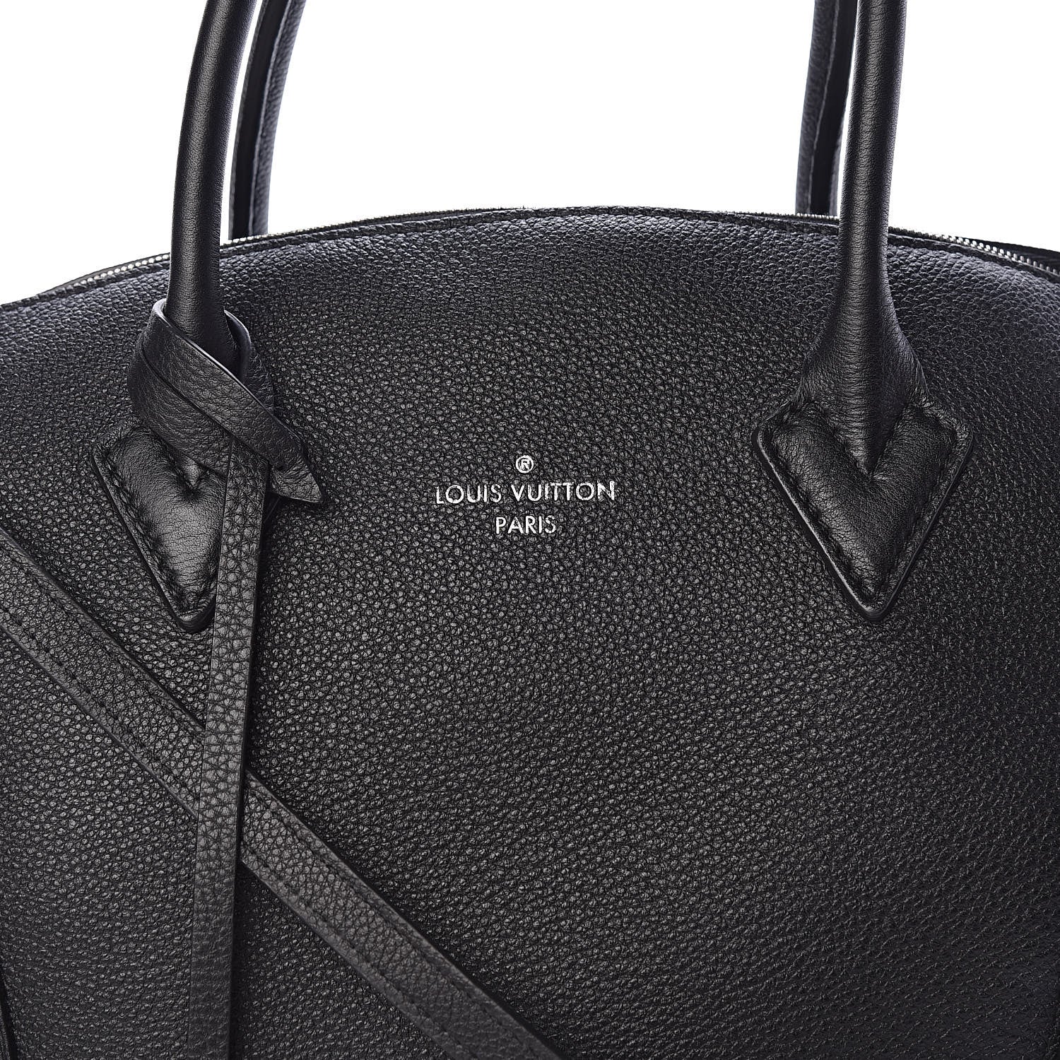 Louis Vuitton Veau Cachemire Soft Lockit MM Black 12 of 20