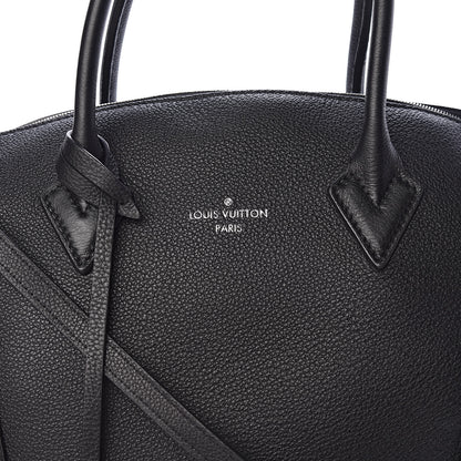 Louis Vuitton Veau Cachemire Soft Lockit MM Black 12 of 20