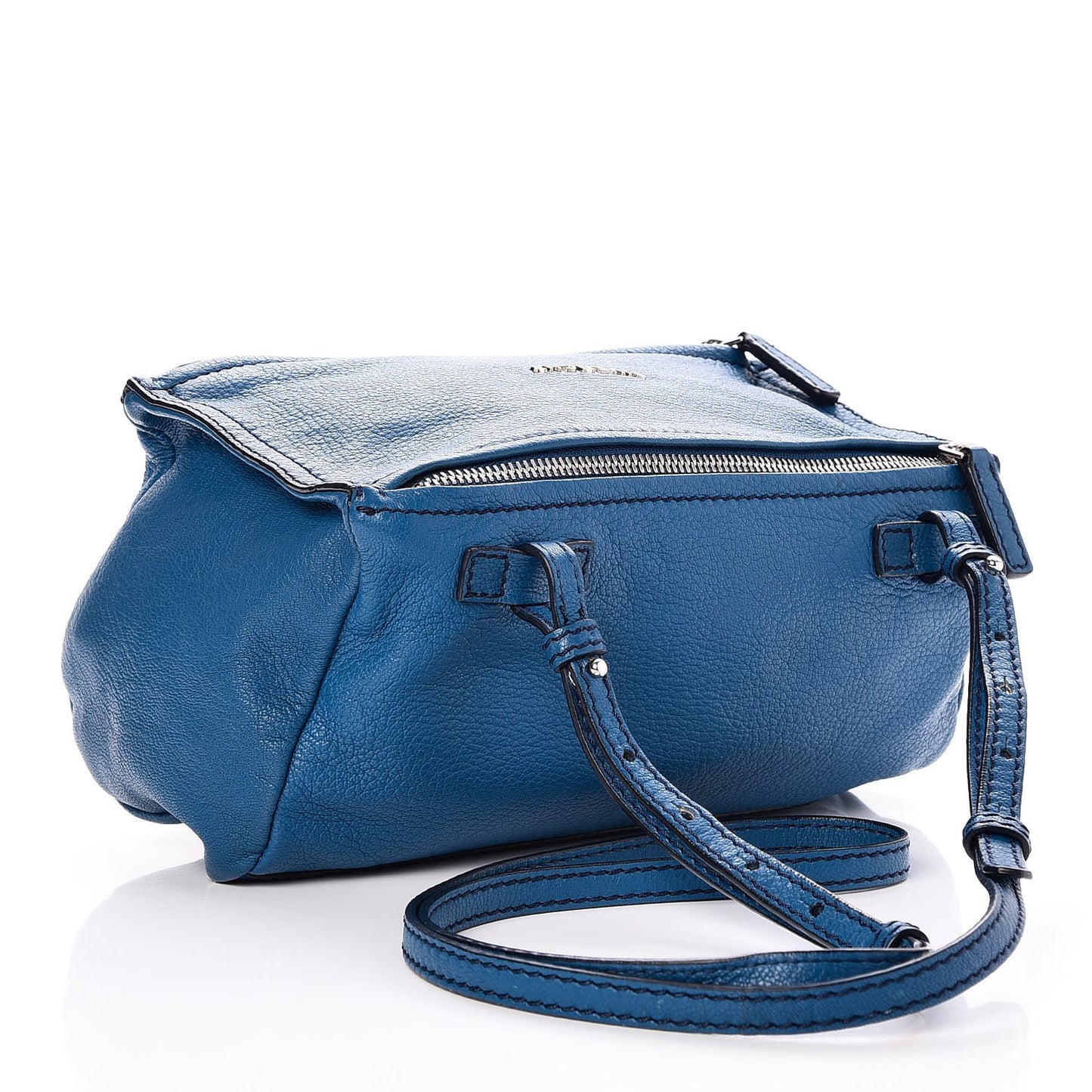 Sugar Goatskin Mini Pandora Medium Blue
