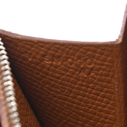 Hermes Epsom Constance Short Wallet Gold 7 of 8