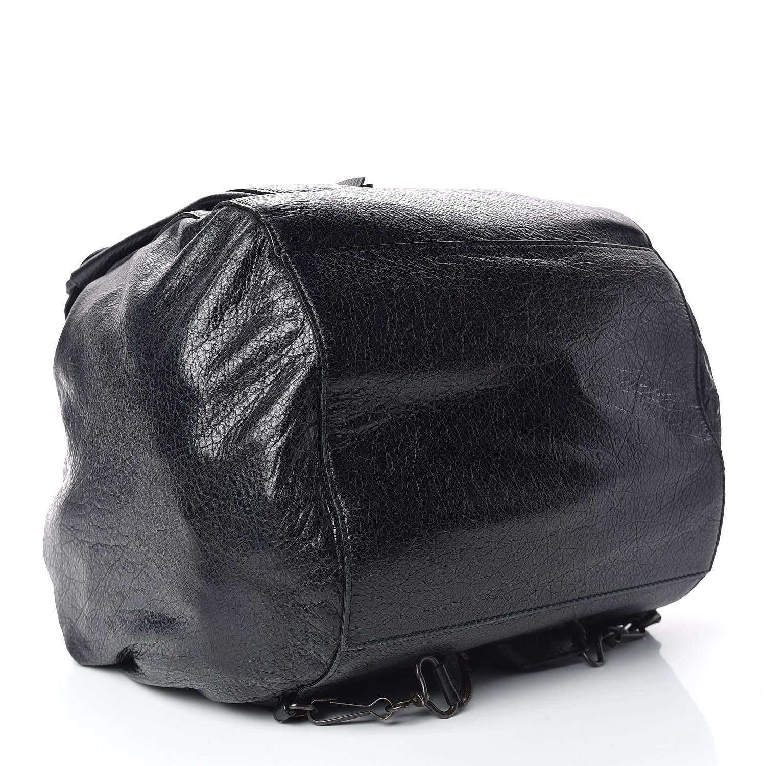 Balenciaga Agneau Classic Hardware Zip Traveler Backpack Black 4 of 9