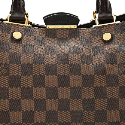Louis Vuitton Damier Ebene Cuir Taurillon Brittany Black 8 of 16