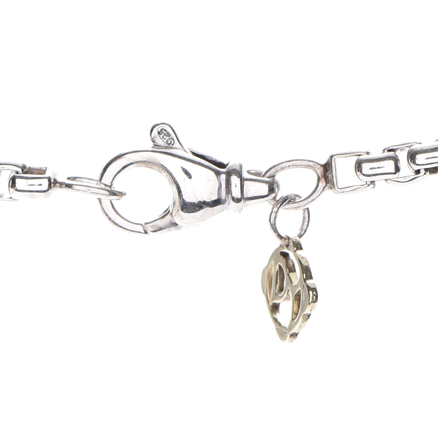 David Yurman Sterling Silver 14K Yellow Gold 3.6mm Box Chain Necklace 18" 4 of 5