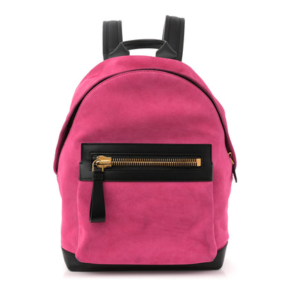Tom Ford Suede Buckley Backpack Pink 1 of 14
