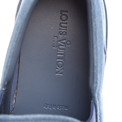 Louis Vuitton Denim Damier Mens Coconut Grove Espadrilles 12 Blue 9 of 12