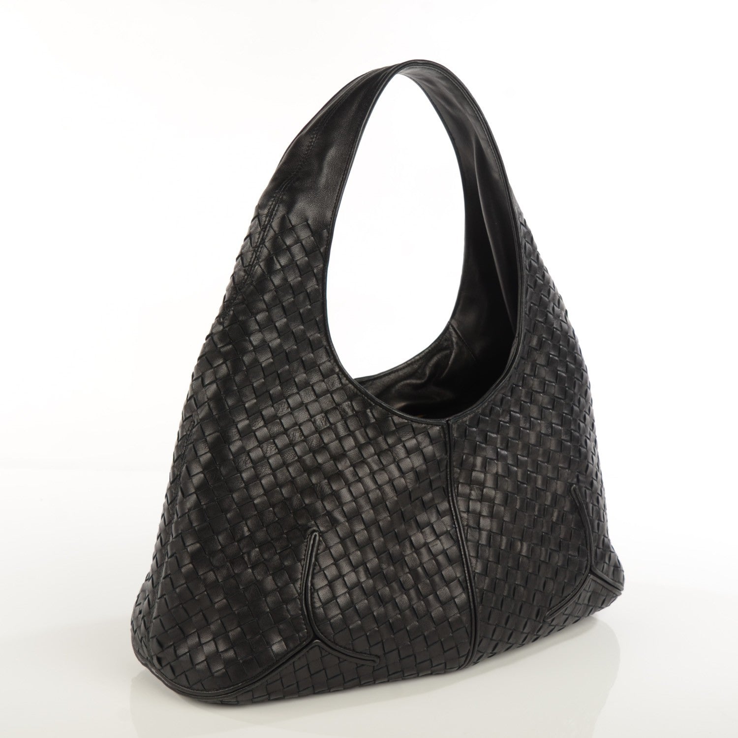 Bottega Veneta Nappa Intrecciato Ball Hobo Nero Black 3 of 9