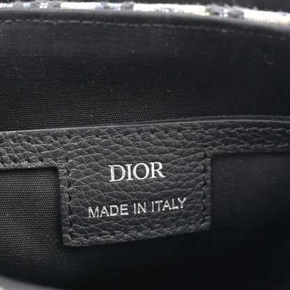 Christian Dior Oblique Vertical Mini Messenger Flap Blue 6 of 10