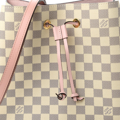 Louis Vuitton Damier Azur Neonoe MM Eau De Rose 10 of 12