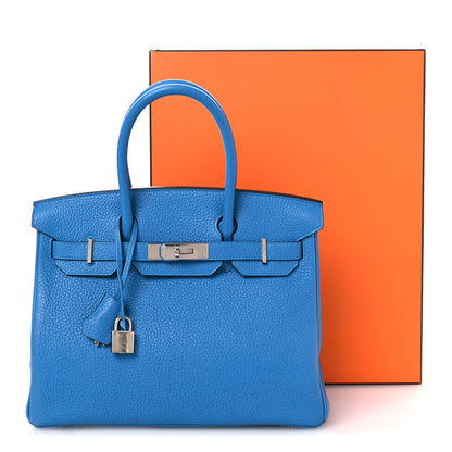 Hermes Togo BIRKIN 30 Bleu Zanzibar 27 of 27