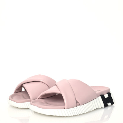 Hermes Nappa Womens Infra Sandals 36 Rose Porcelaine 3 of 11