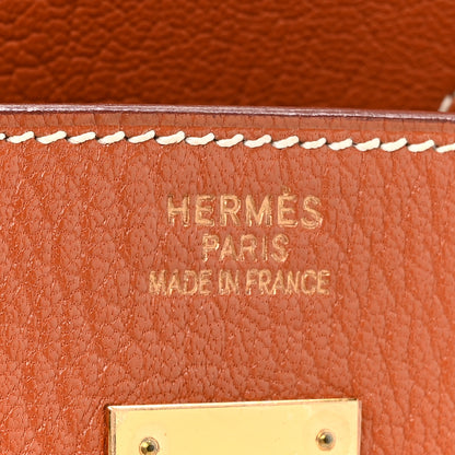 Hermes Chevre de Coromandel Birkin 40 Cognac 6 of 18