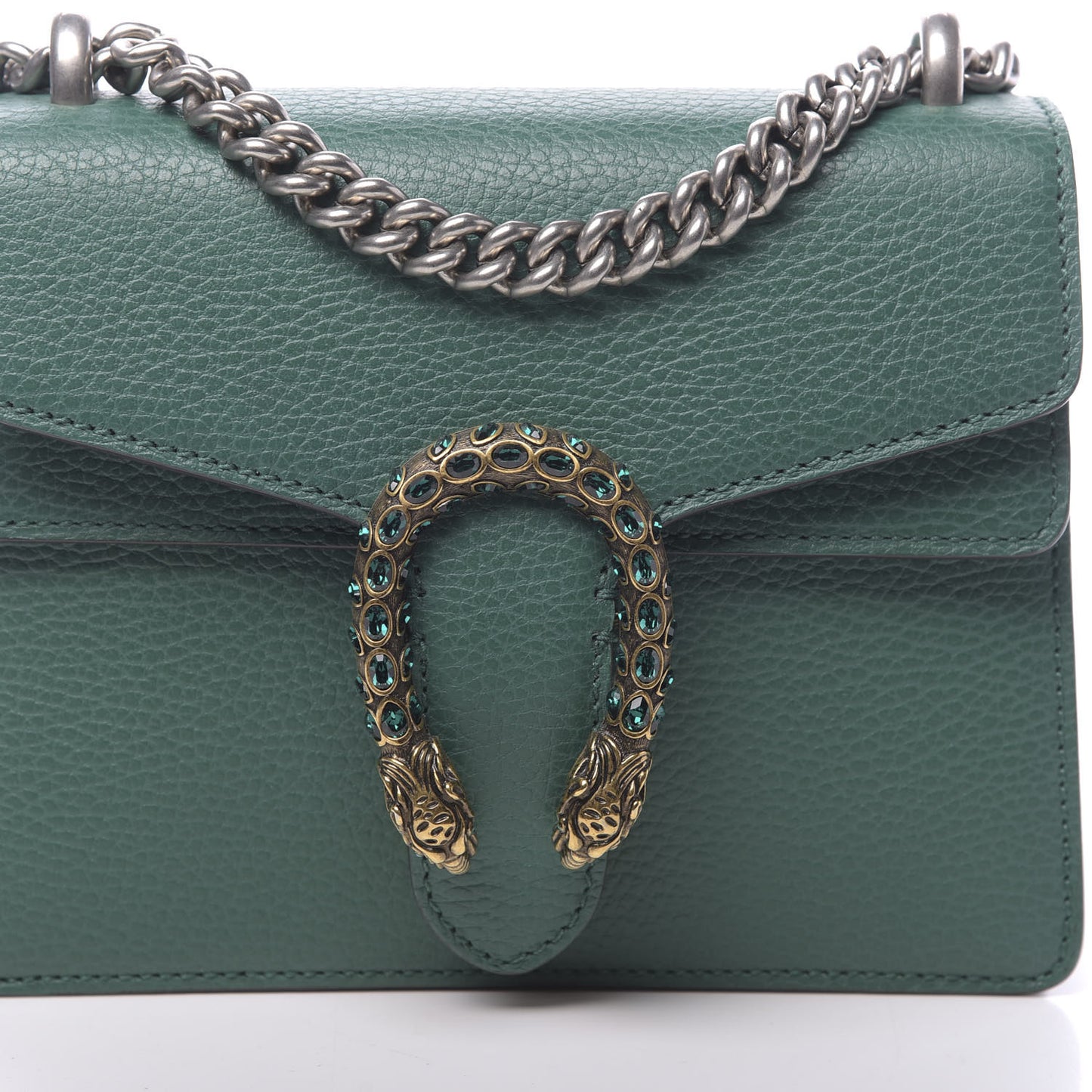 Calfskin Mini Dionysus Shoulder Bag Emerald