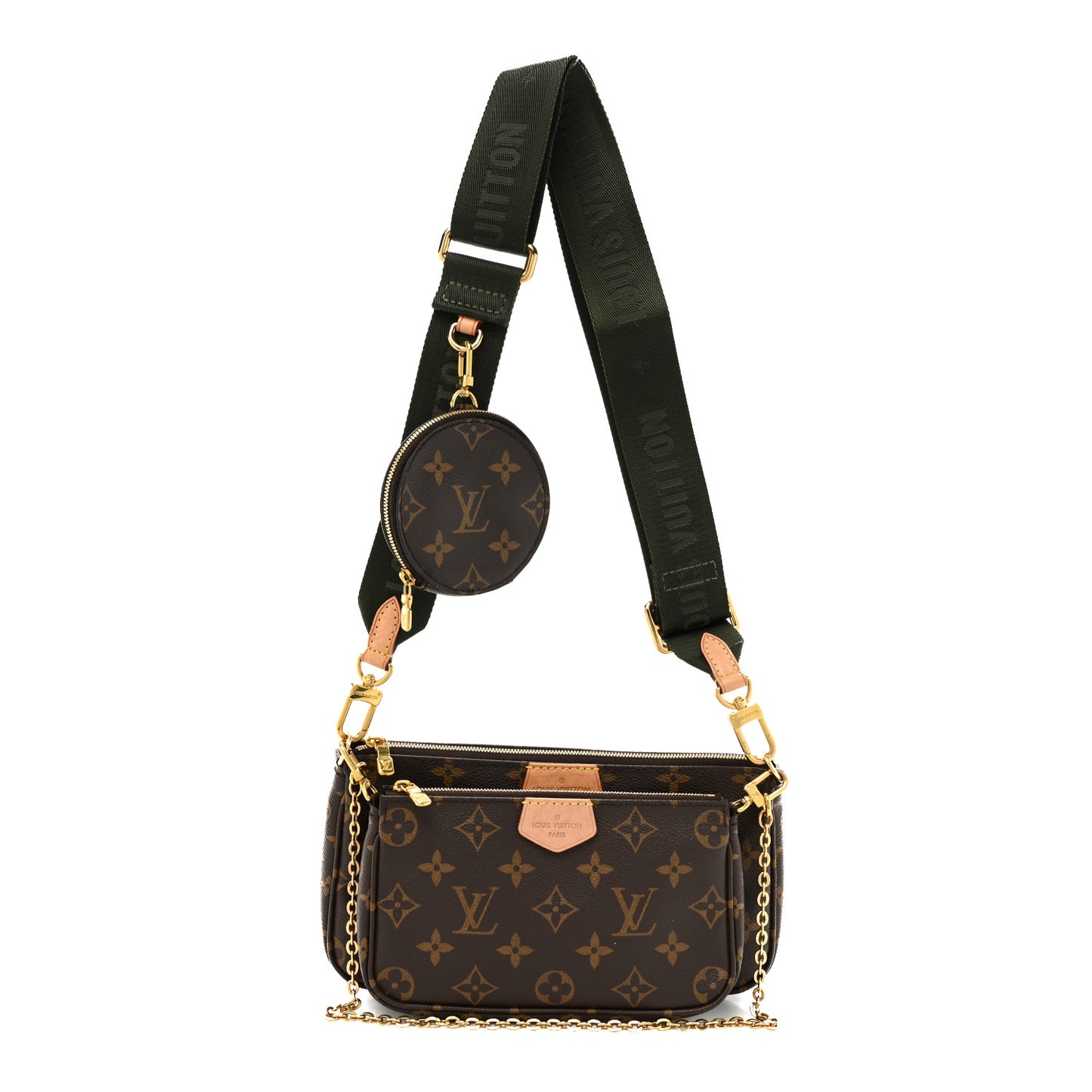 Monogram Multi Pochette Accessories Kaki