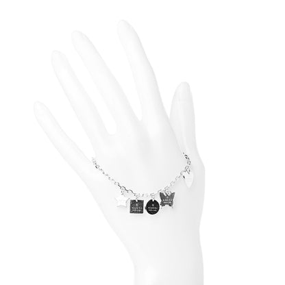 Gucci Sterling Silver Trademark Charm Bracelet 2 of 4