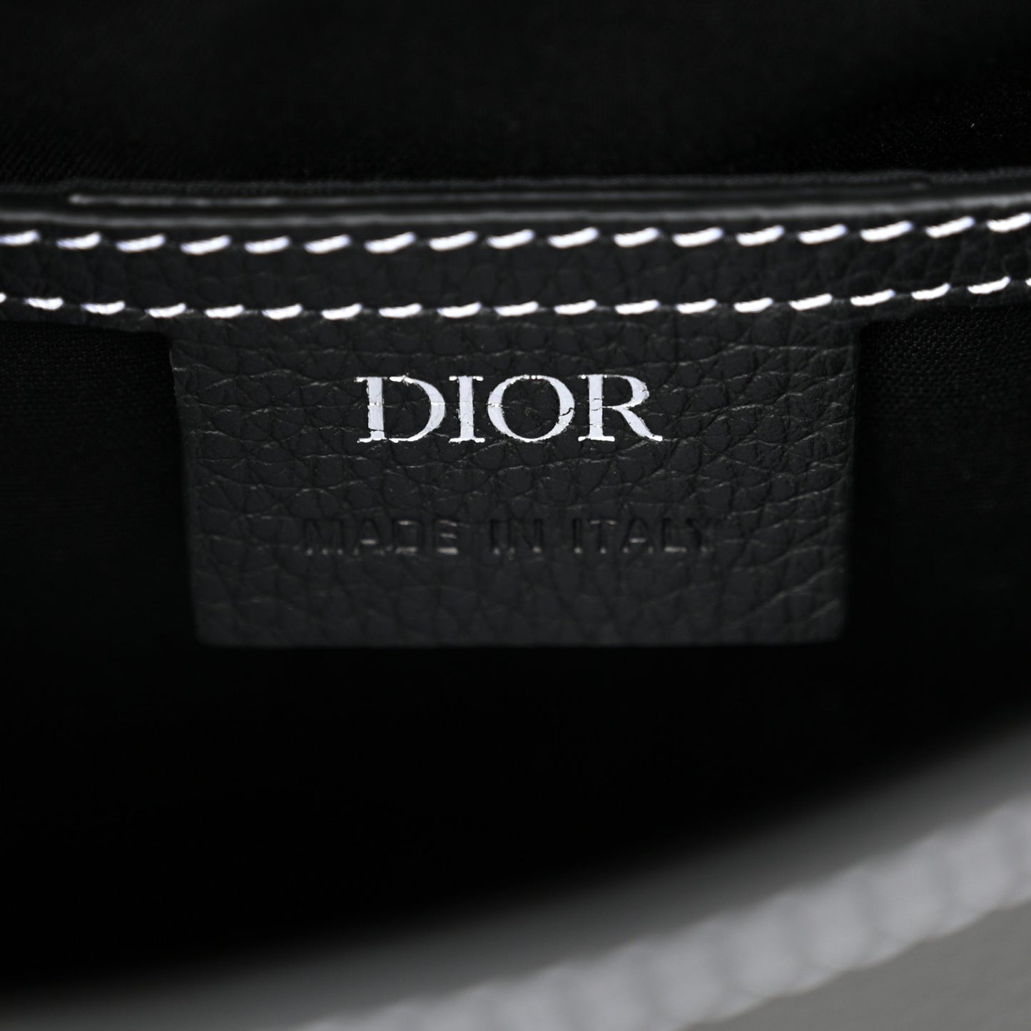 Grained Calfskin Mini Gallop Sling Bag Black